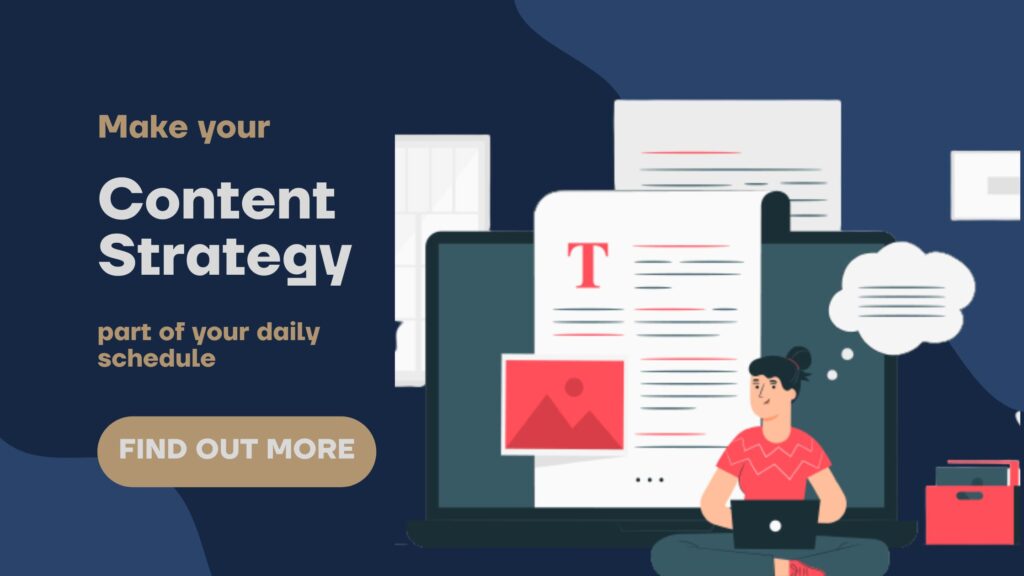 Make your content strategy part of your daily schedule