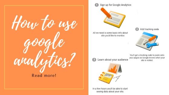 how to use google analytics read more..